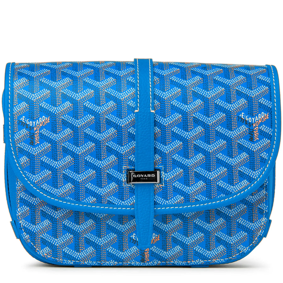 Goyard Goyardine Belvedere II Sky Blue PM Messenger Bag