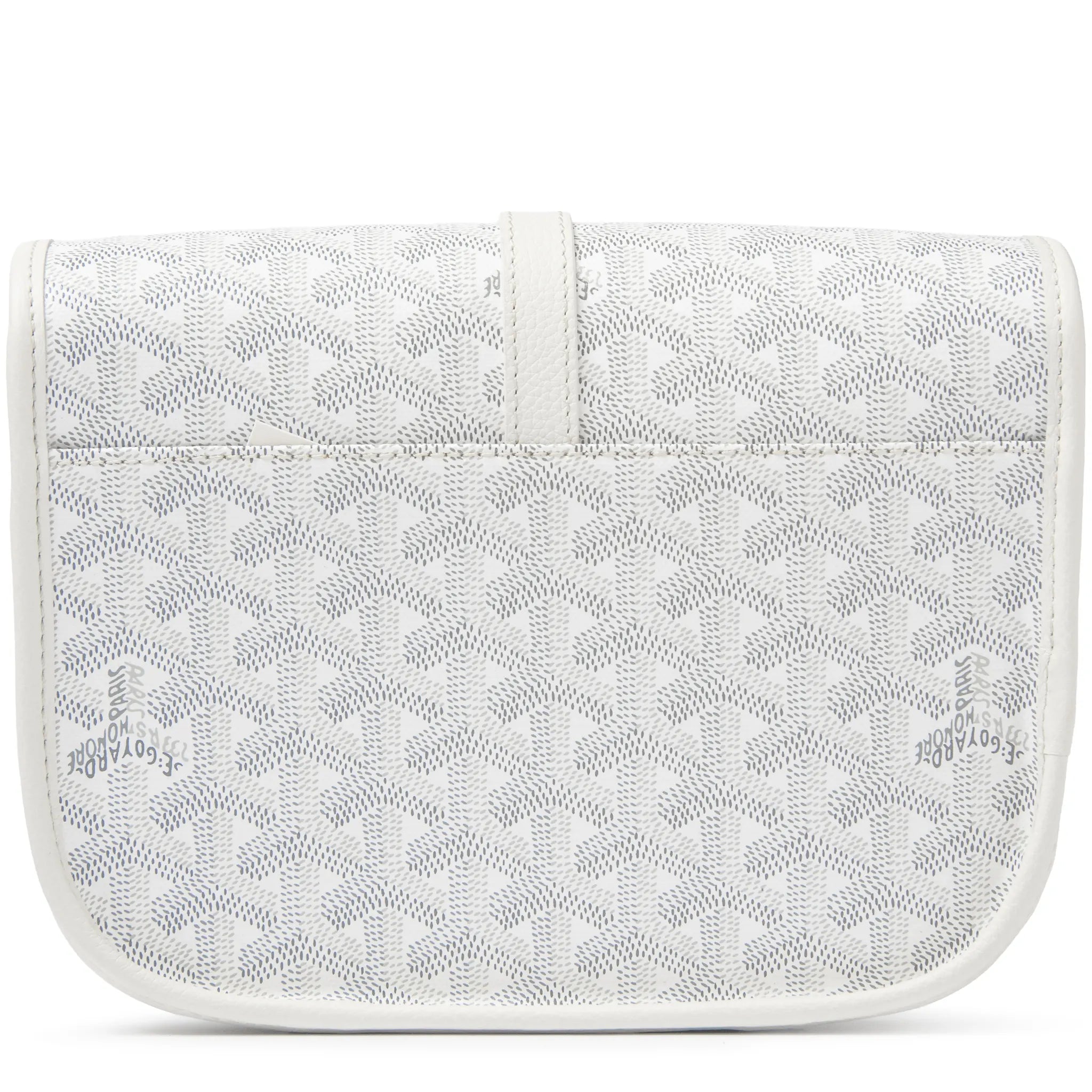 Goyard Goyardine Belvedere II White PM Messenger Bag