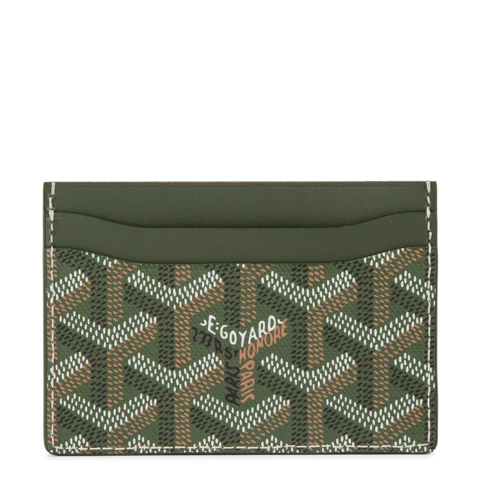 Goyard Saint Sulpice Khaki Card Holder