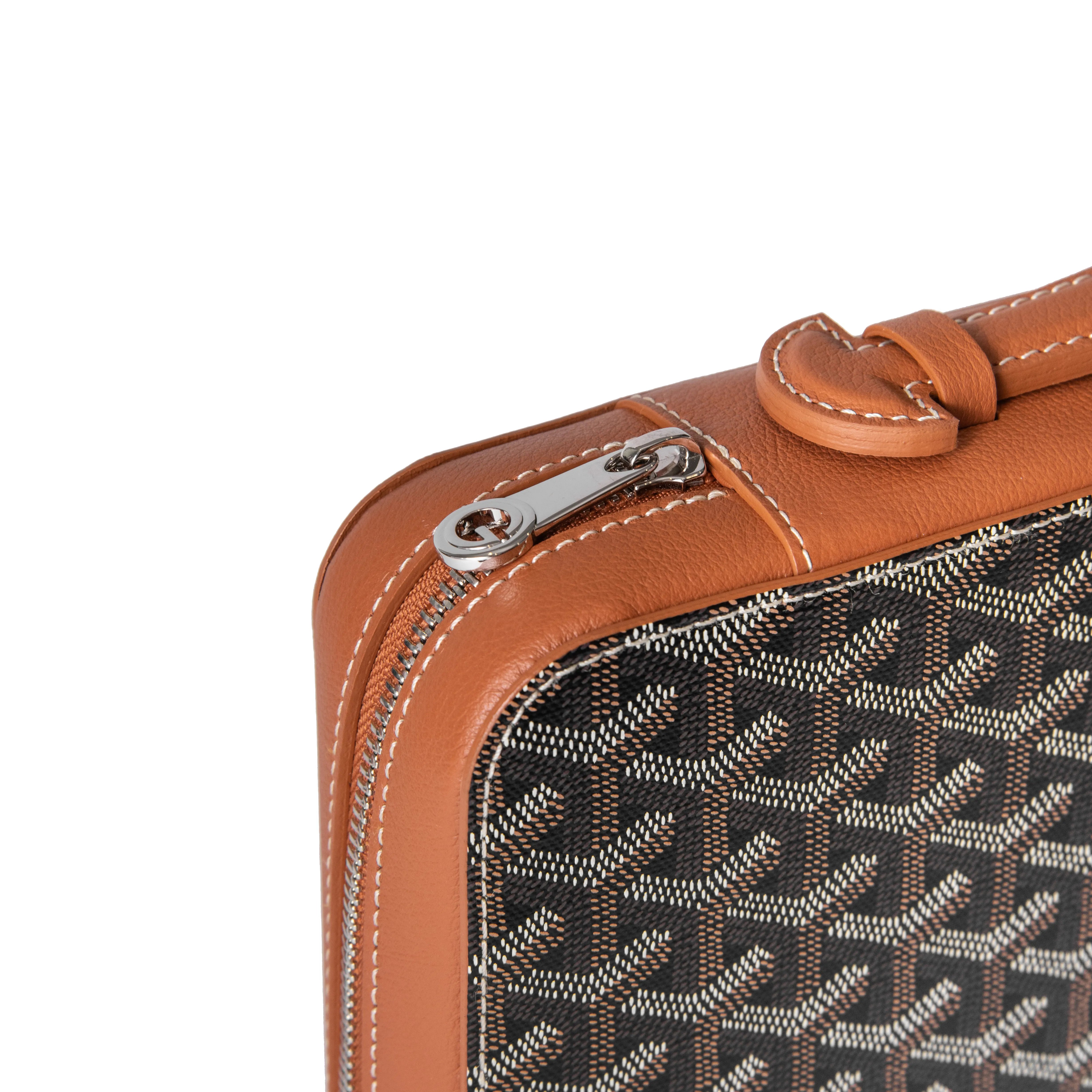 Goyard Compagnon Universel A4 Black Tan