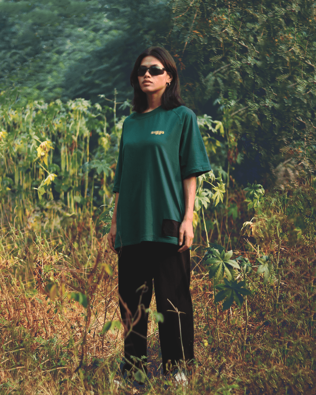 Sugga Cubes - Forest Green Oversized Fit