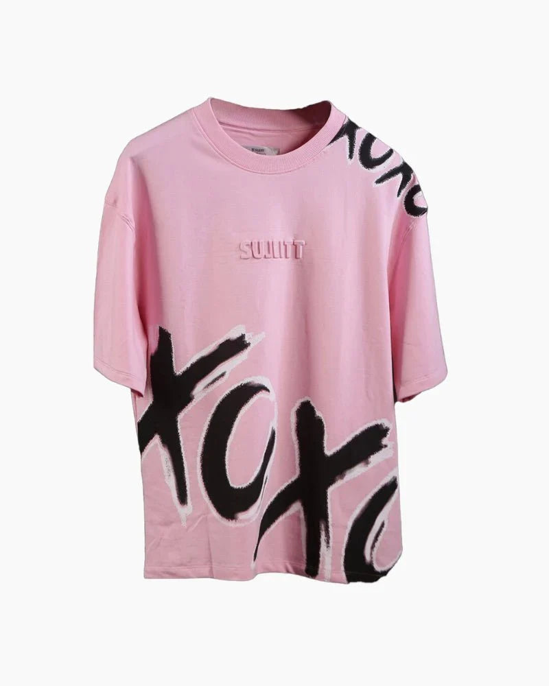 HUGS AND KISSES OVERSIZED T - SHIRT - SULLITT