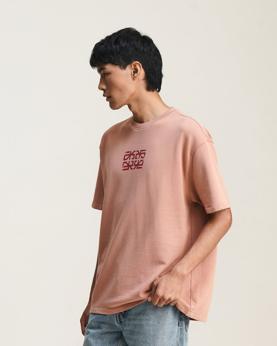 Symbol - Brown graphic t-shirt