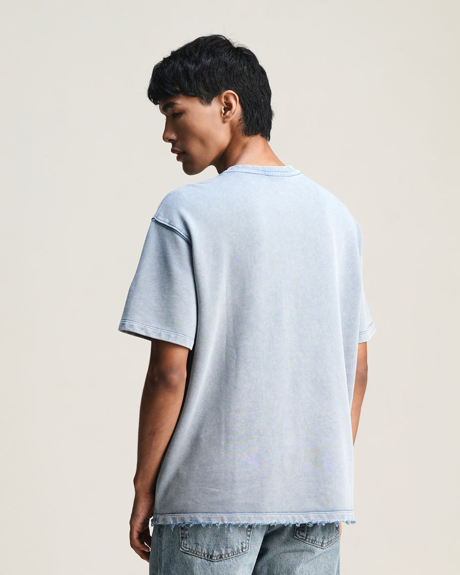 Love - Blue graphic t-shirt