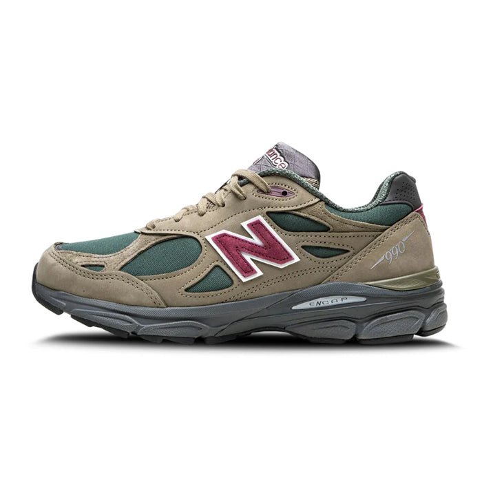New Balance 990v3 Mi USA Teddy Santis Green Purple Available at Pick your kiicks.