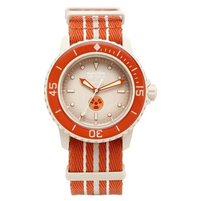 Swatch x Blancpain Bioceramic Scuba Fifty Fathoms Arctic Ocean