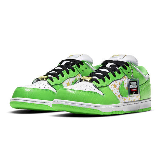 Nike SB Dunk Low Supreme Stars Mean Green