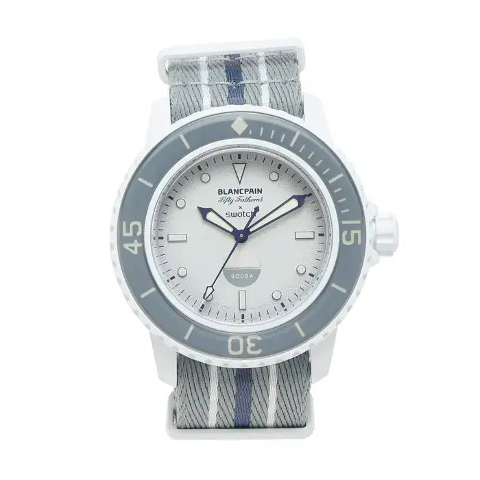 Swatch x Blancpain Bioceramic Scuba Fifty Fathoms Antarctic Ocean