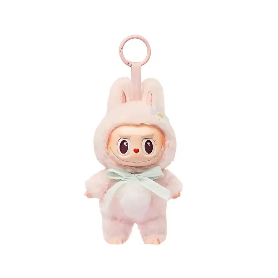 Pop Mart Labubu Mokoko Close to Sweet Vinyl Plush Doll Pendant Keychain