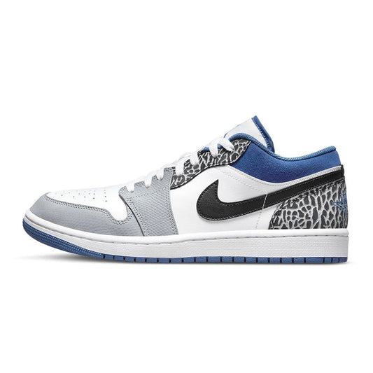 Air Jordan 1 Low 'True Blue / Smoke Grey Marina Blue'