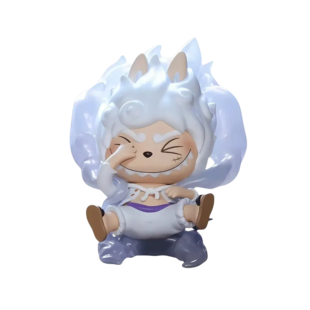 Pop Mart Labubu The Monsters x One Piece Series Monkey.D.Luffy Gear 5 (Secret Edition) Figure