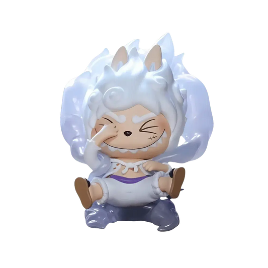Pop Mart Labubu The Monsters x One Piece Series Monkey.D.Luffy Gear 5 (Secret Edition) Figure