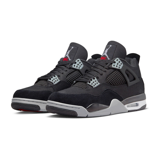 Air Jordan 4 Black Canvas