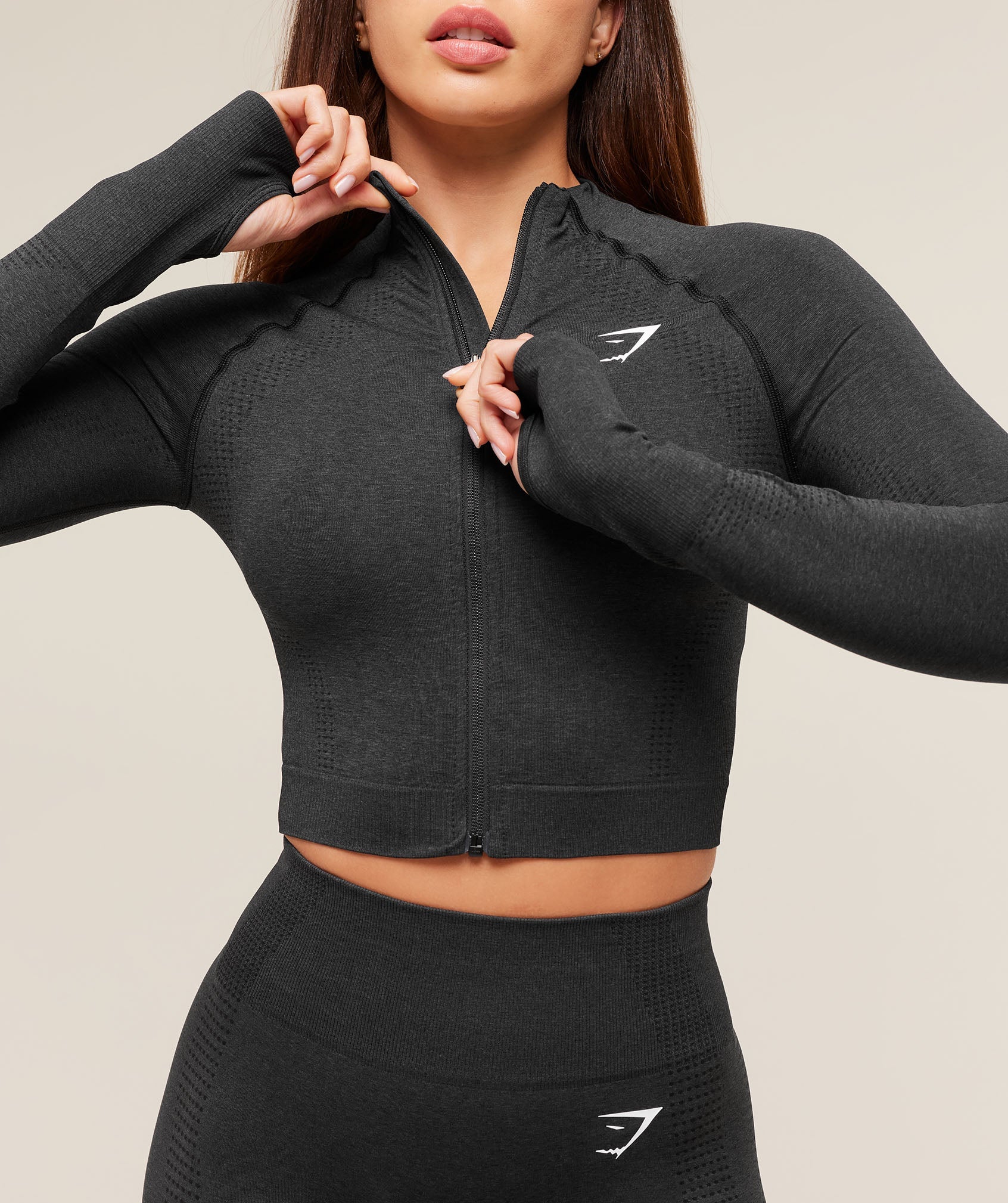 Vital Seamless Midi Zip 2.0 Pullover