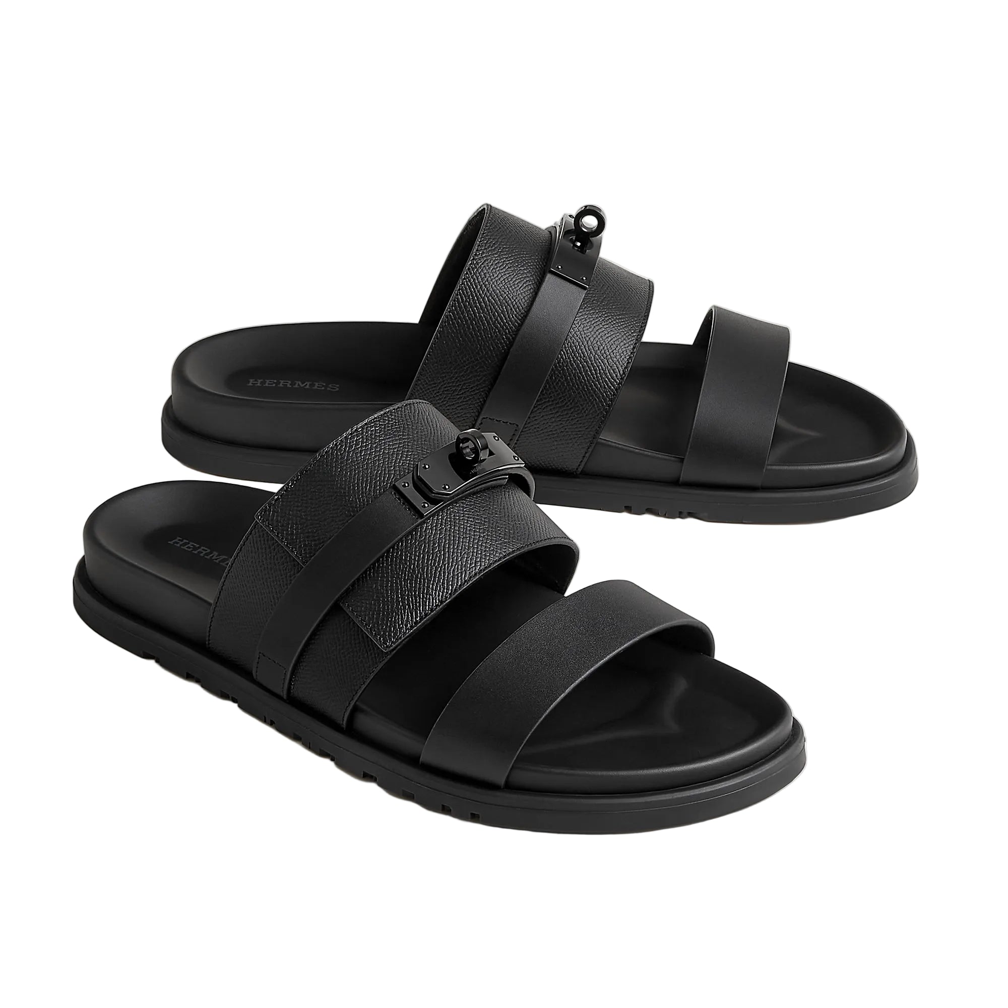 Hermes Jackson sandal Noir Dark