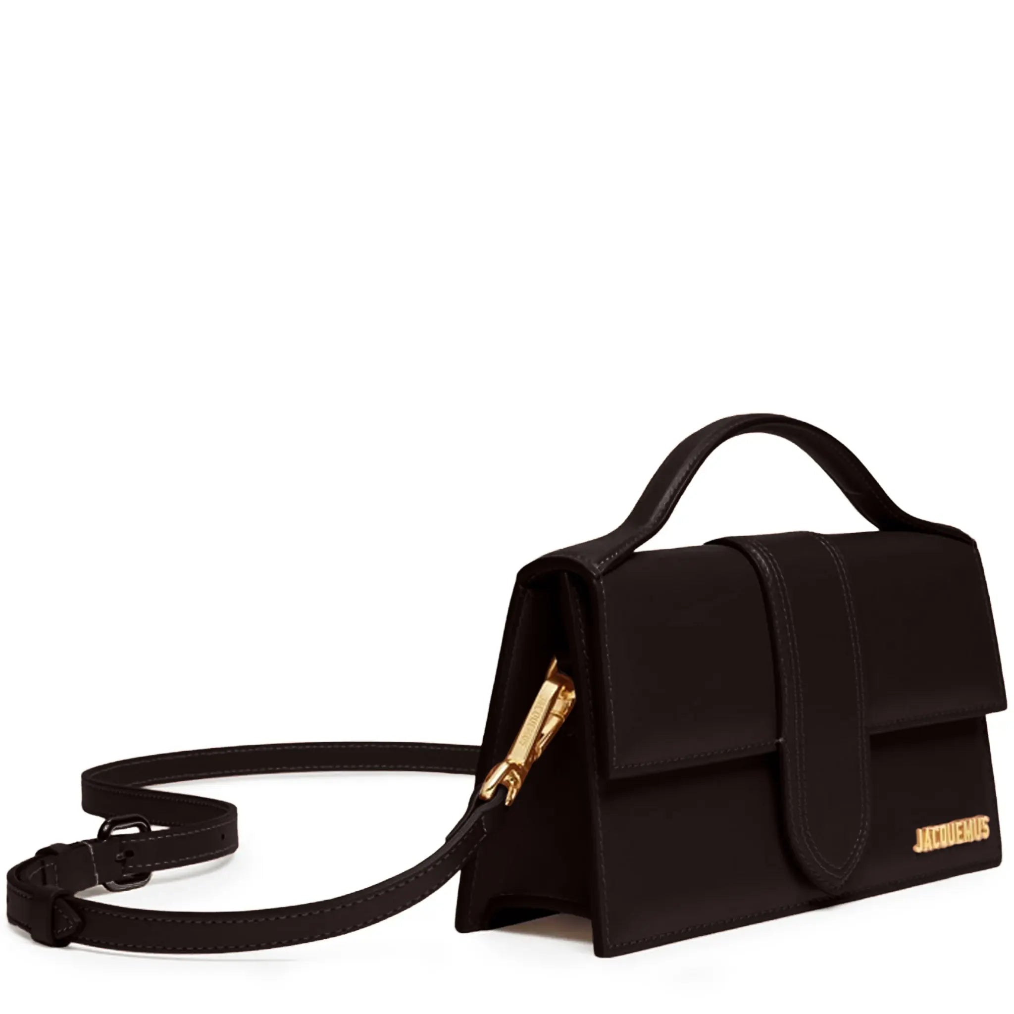 Jacquemus Large Bambino Dark Brown Crossbody Bag