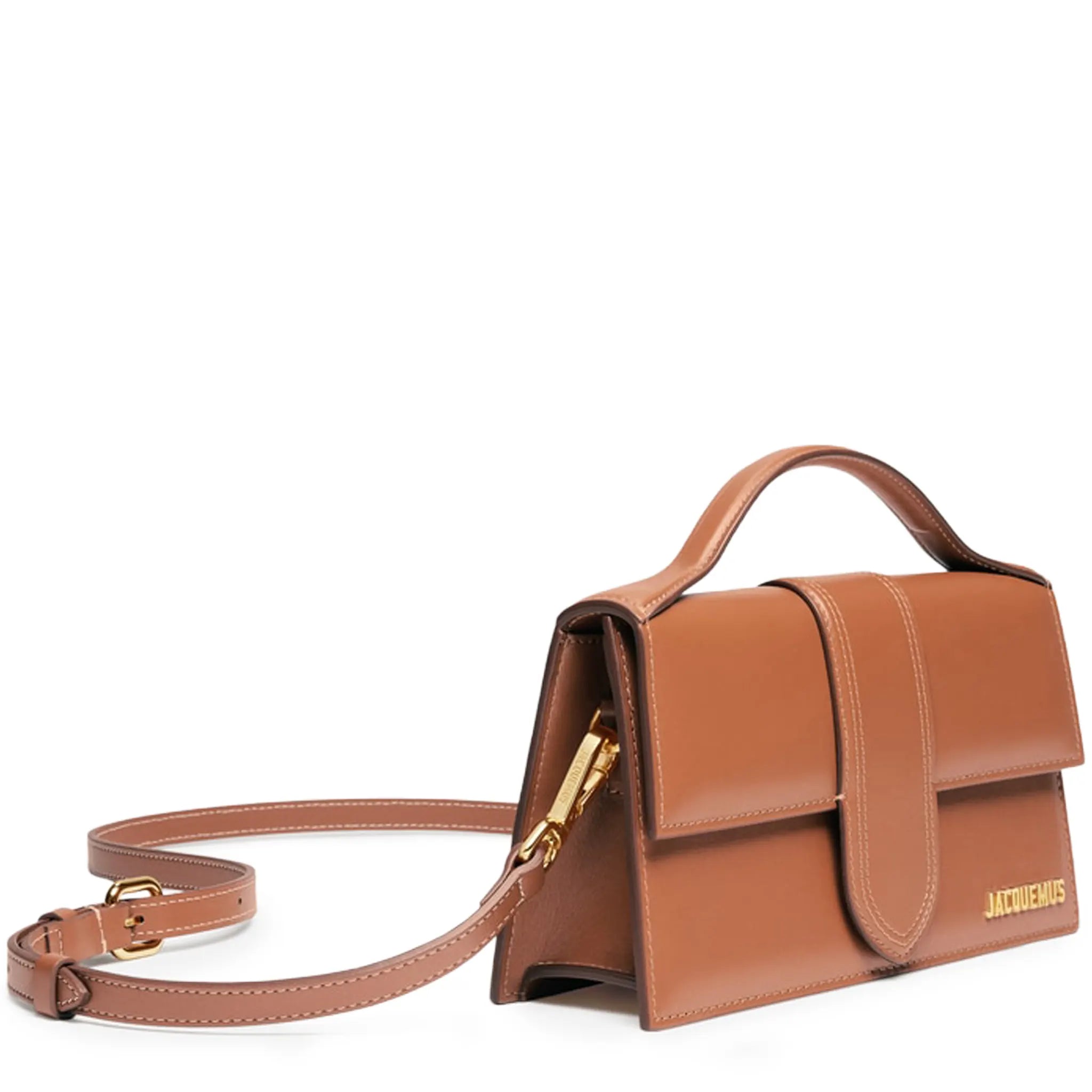 Jacquemus Large Bambino Light Brown Crossbody Bag