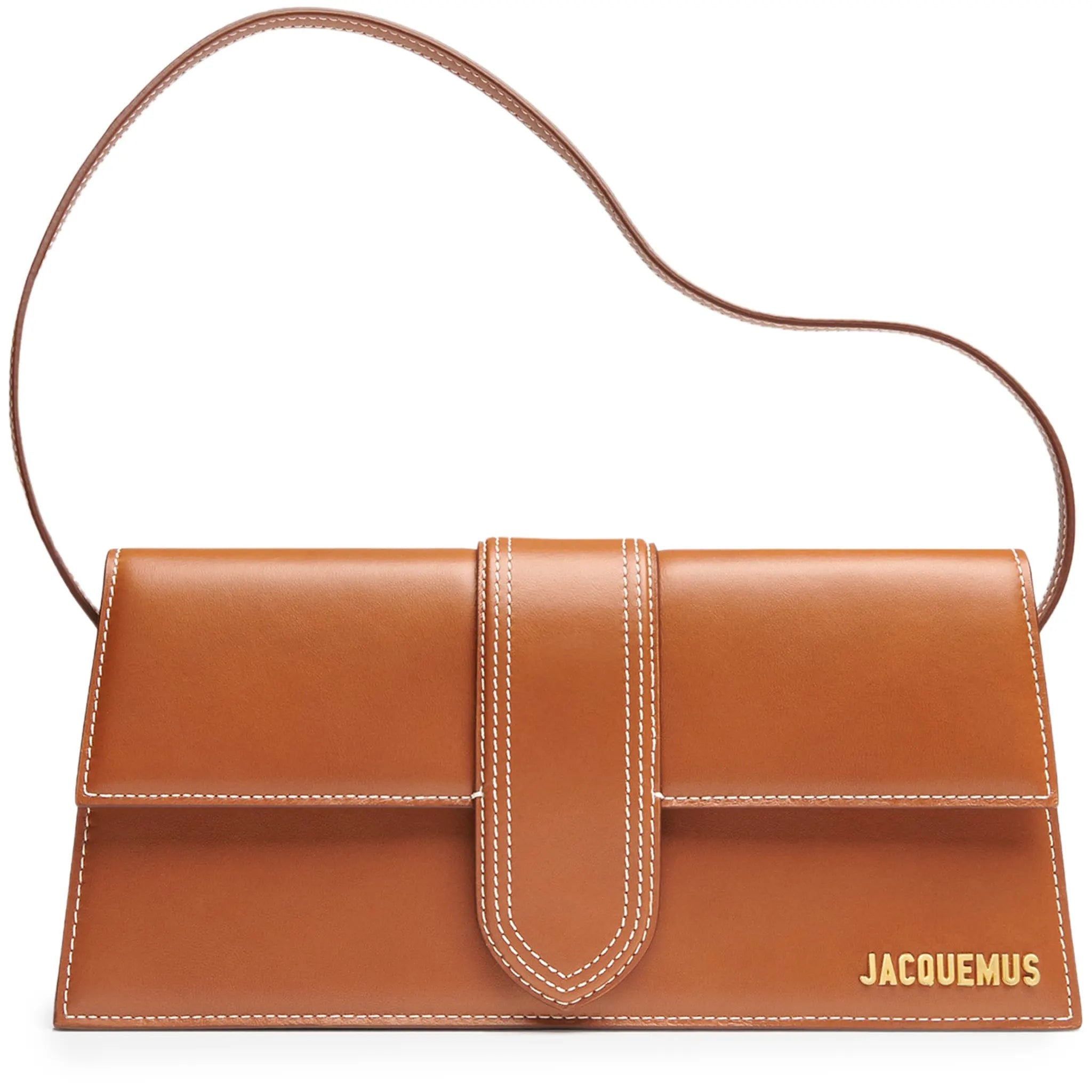 Jacquemus Le Bambino Long Flap Light Brown Shoulder Bag