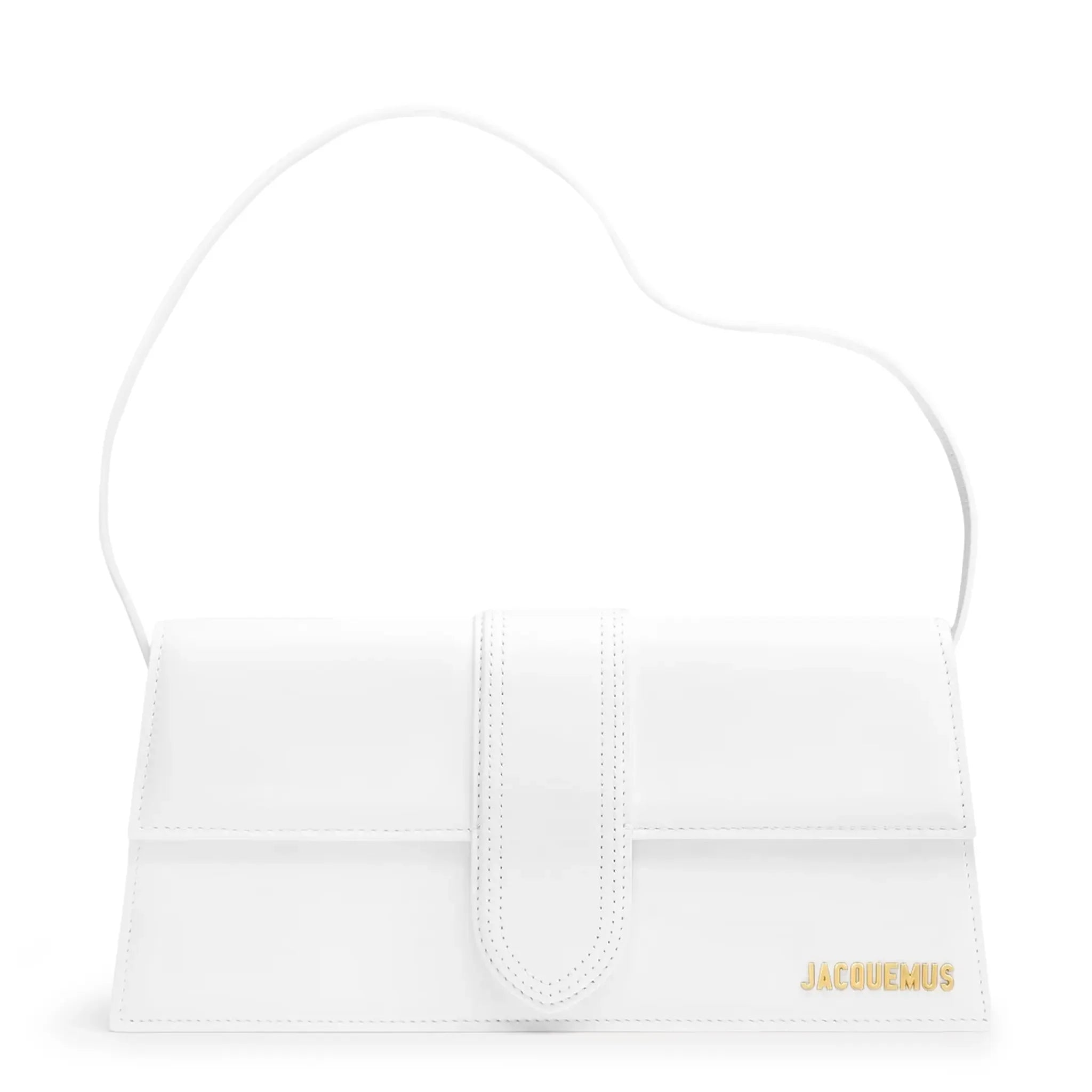Jacquemus Le Bambino Long Flap White Shoulder Bag