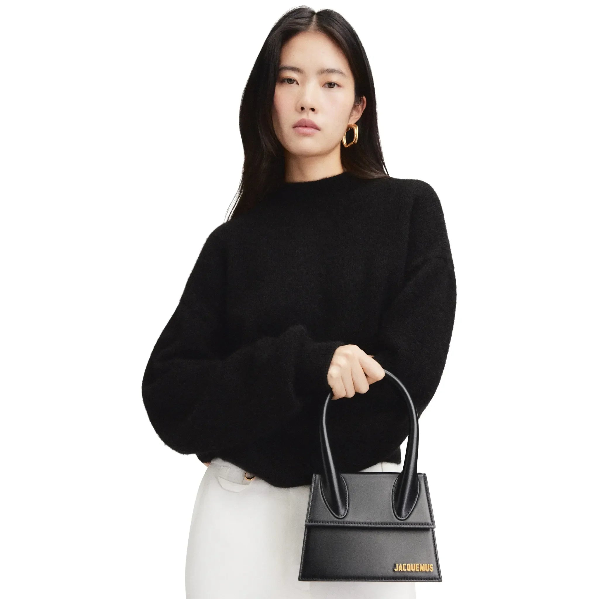 Jacquemus Le Chiquito Moyen Black Handbag