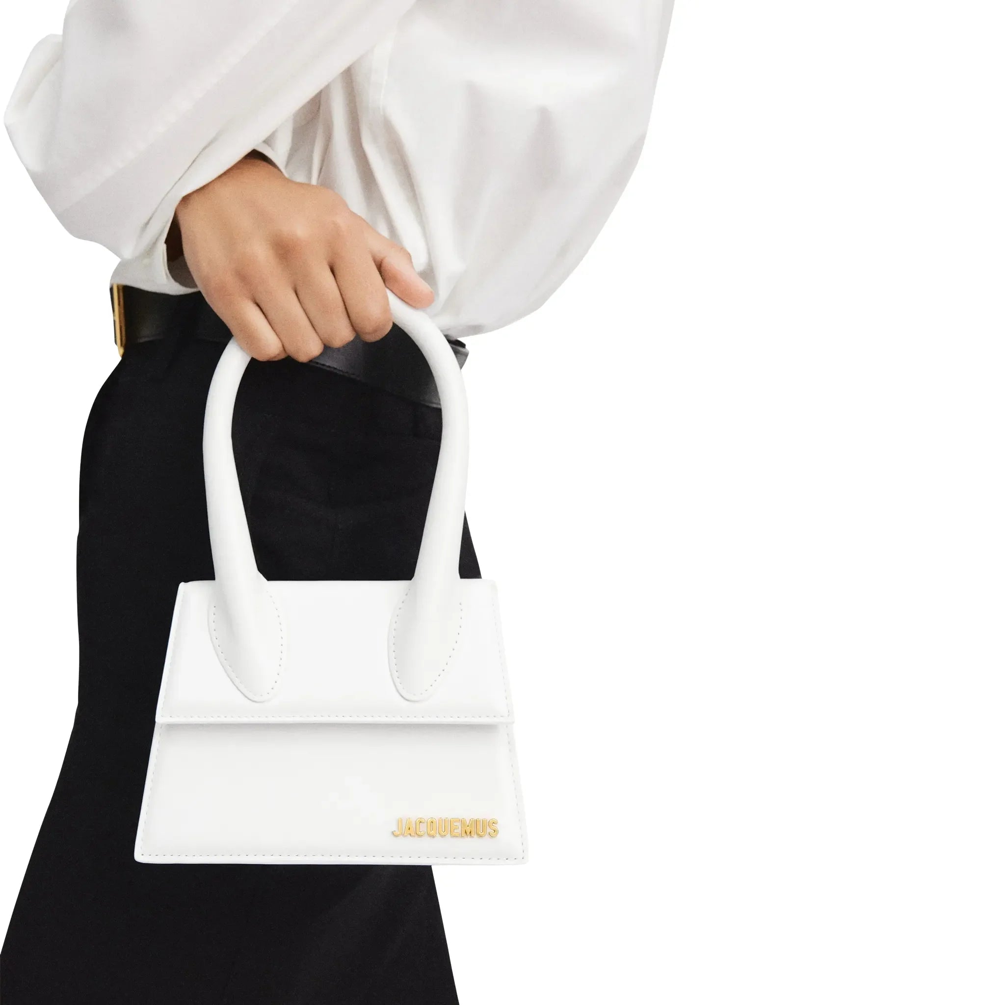 Jacquemus Le Chiquito Moyen White Handbag