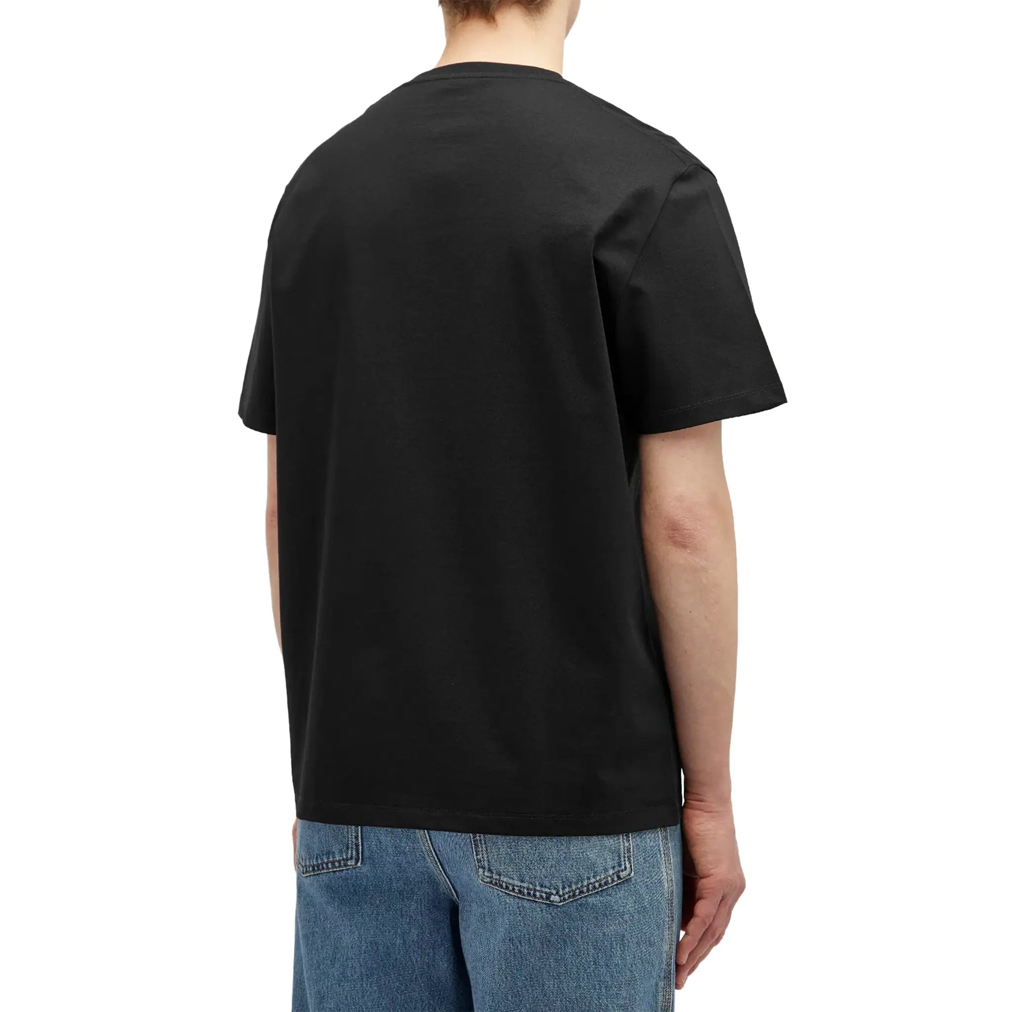 Loewe Embroidered Relaxed Fit Black T Shirt