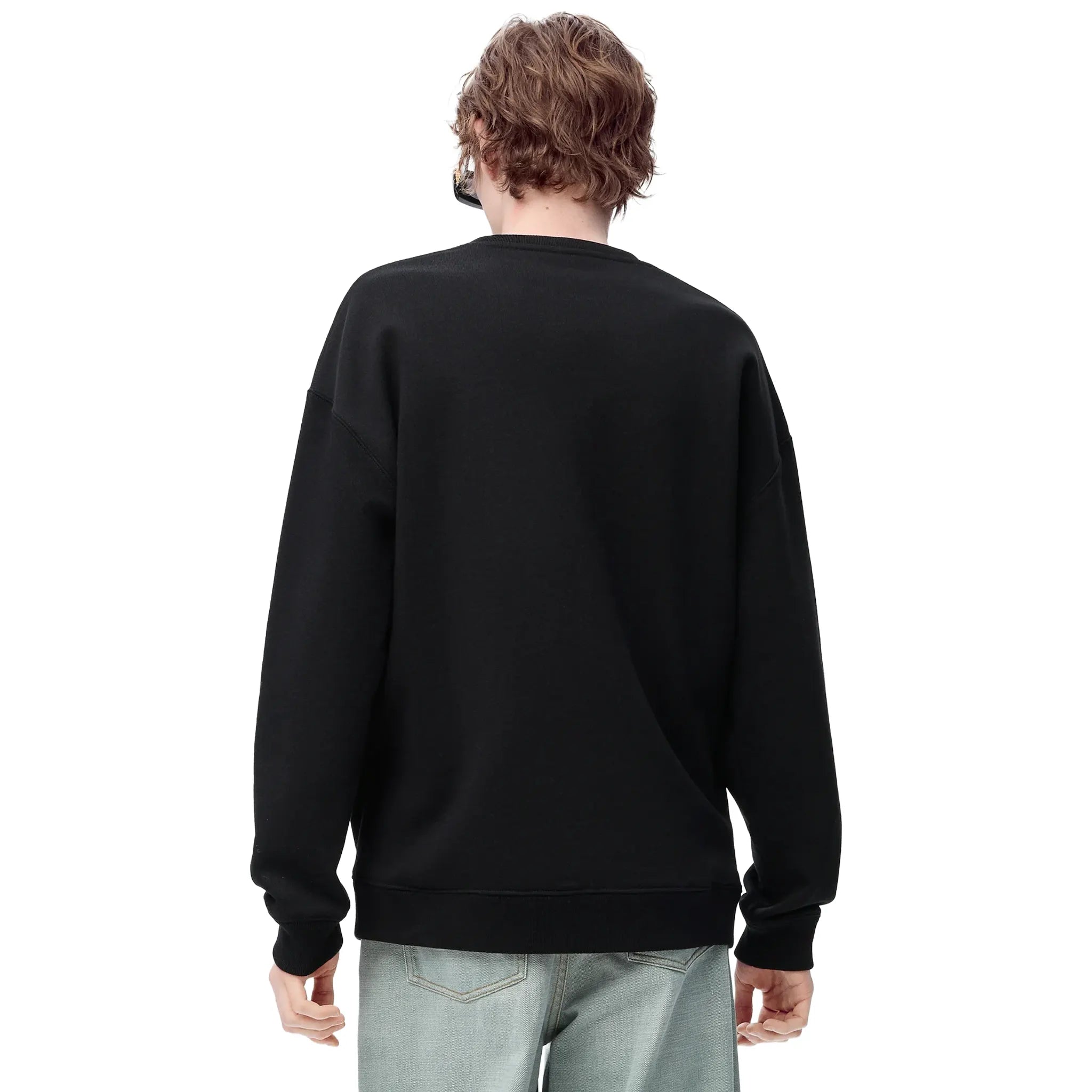 Loewe Regular Fit Cotton Black Sweatshirt