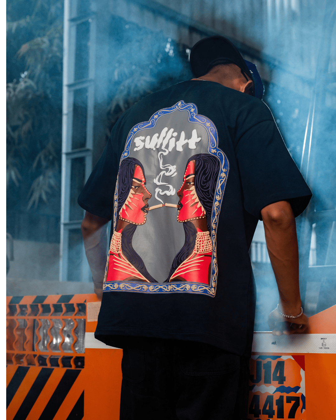 Sullitt MIDNIGHT LADY SMOKE TEE