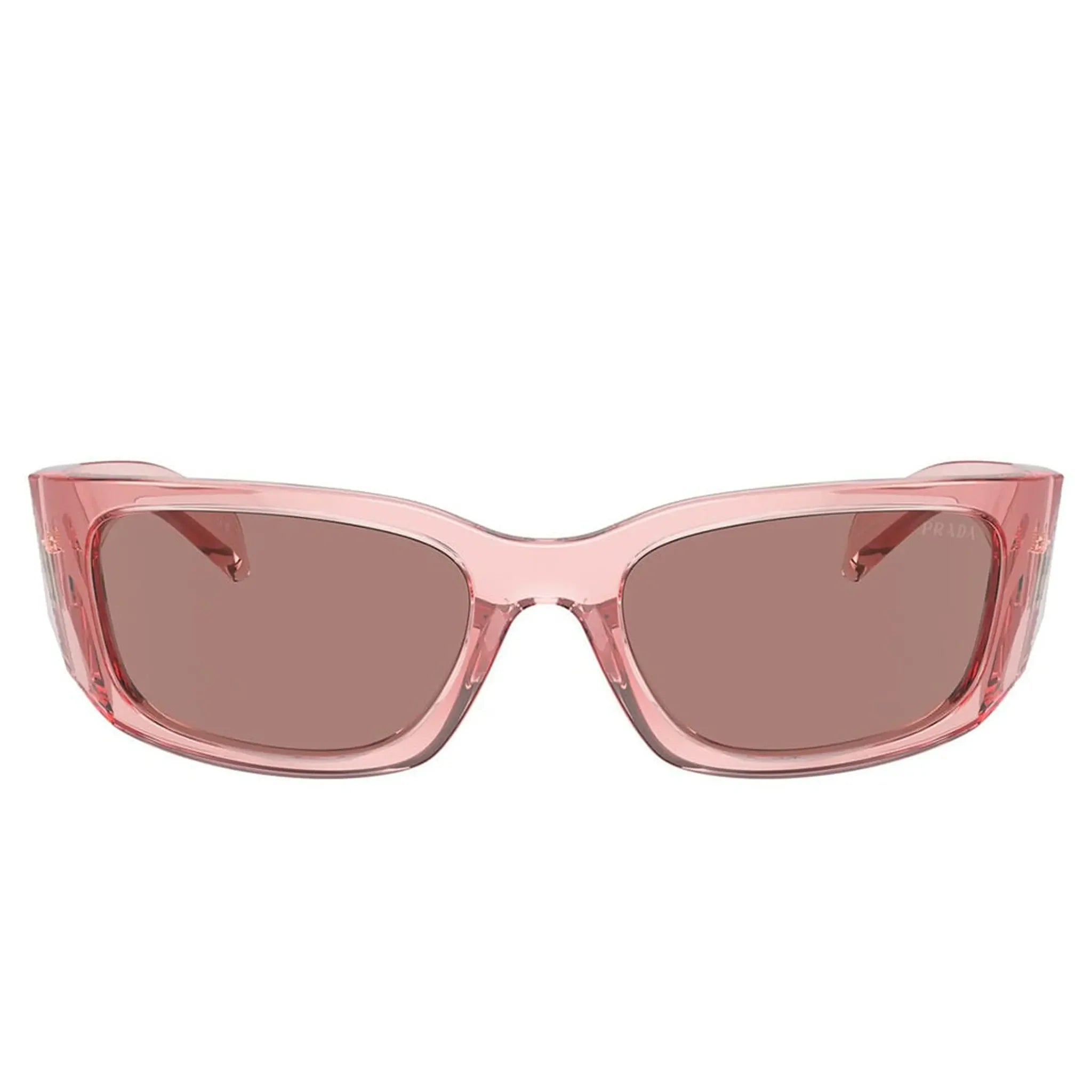 Prada PR A14S 19Q10D Transparent Peach Sunglasses