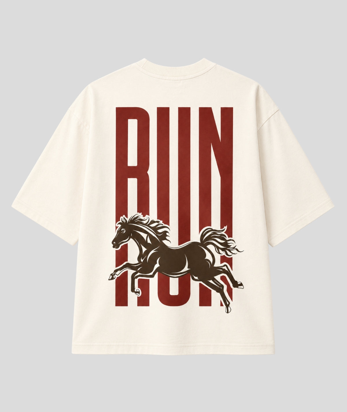 PEGASUS OVERSIZED TEE - white