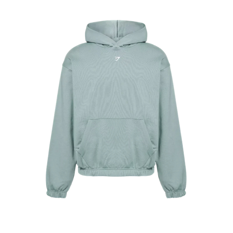 GYMSHARK Rest Day Essentials Hoodie Celeste Blue