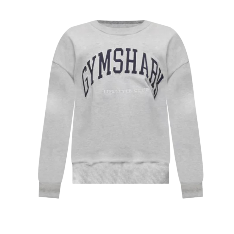 GYMSHARK Collegiate Graphic Crew Neck Pullover (W)