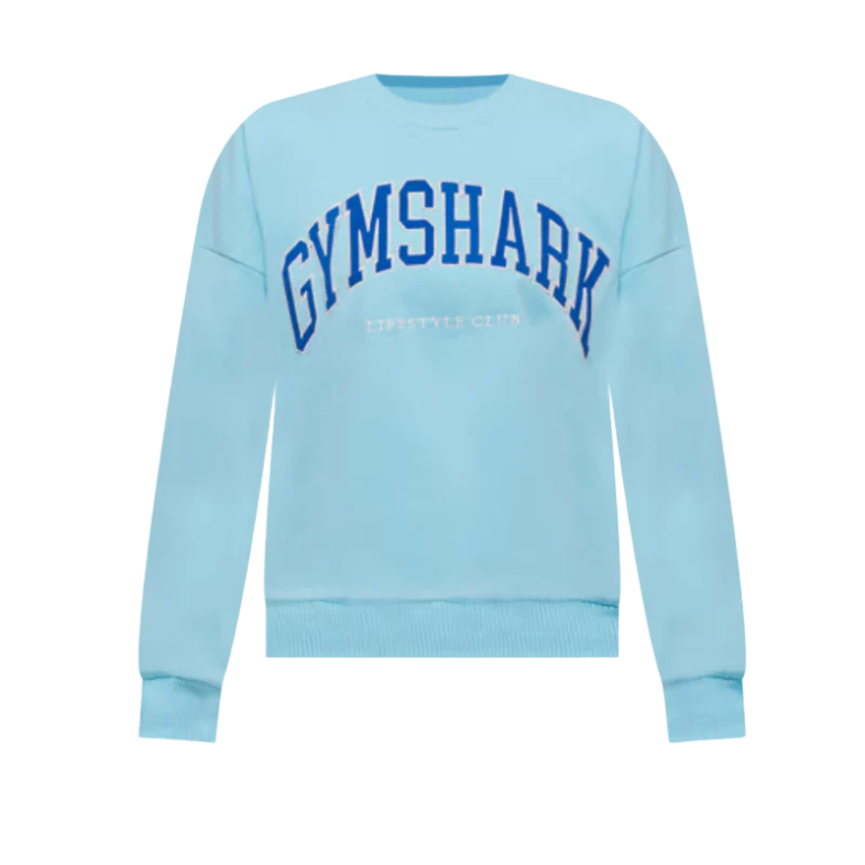 GYMSHARK Collegiate Graphic Crew Neck Pullover (W)
