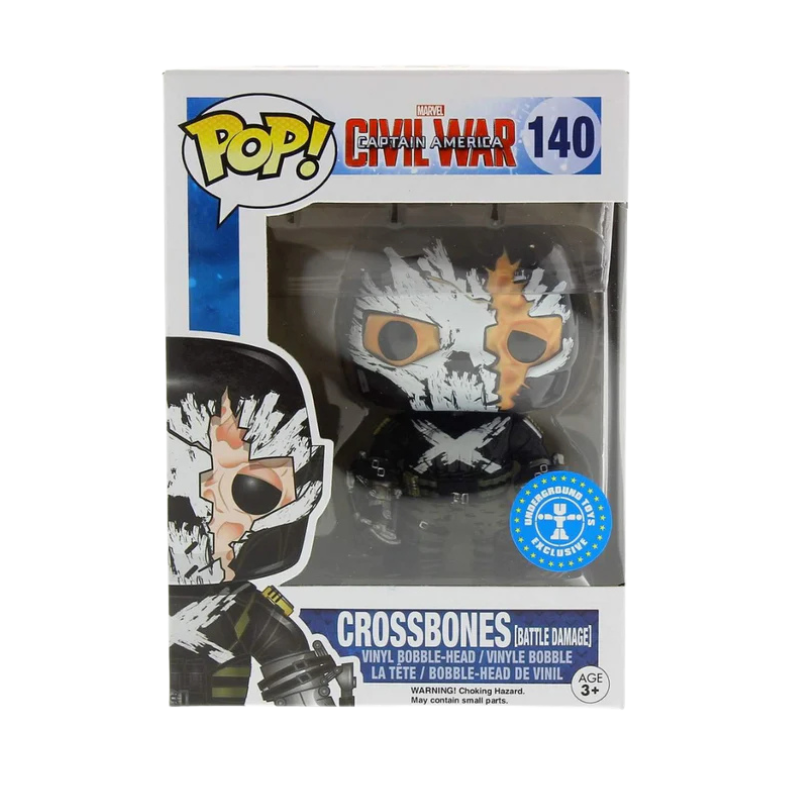 Funko Pop! Marvel: Crossbones Battle Damage #140