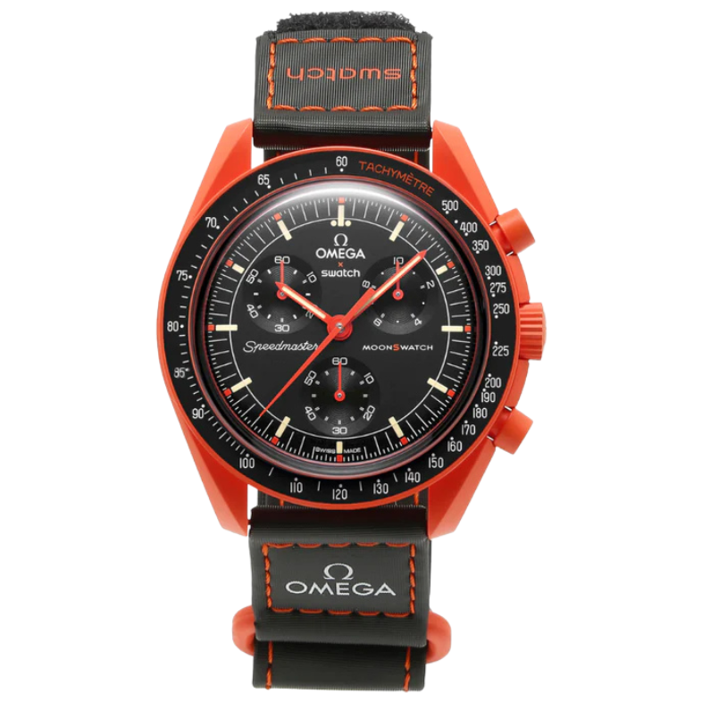 Swatch x Omega Bioceramic Moonswatch Mission on Earth - LAVA