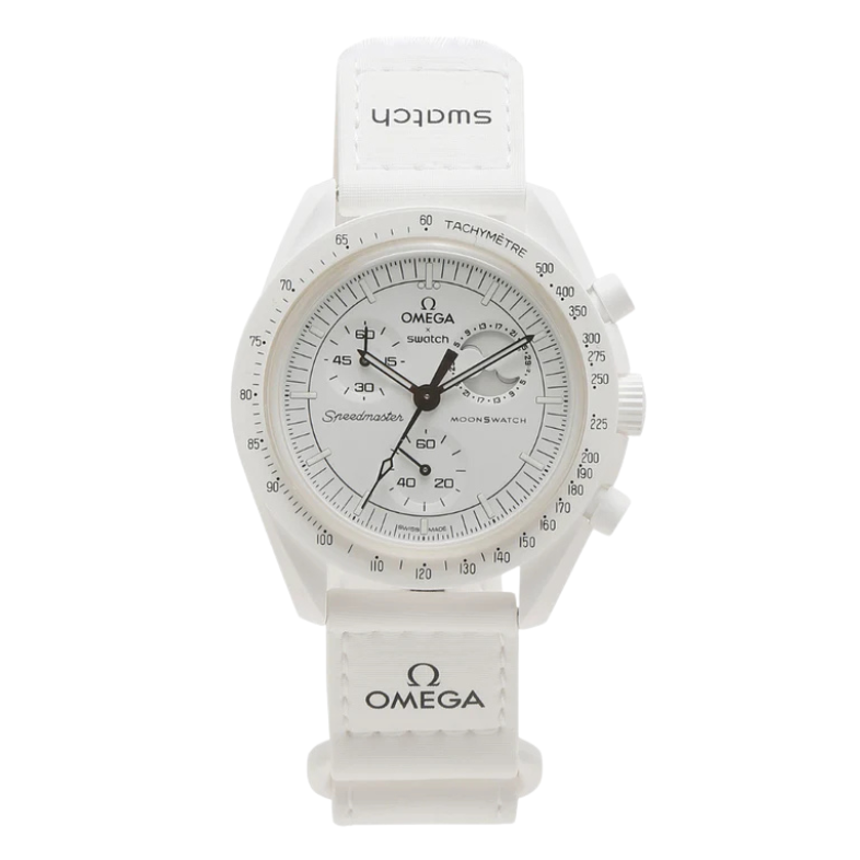 Swatch x Omega Bioceramic Moonswatch Mission To Moonphase Snoopy