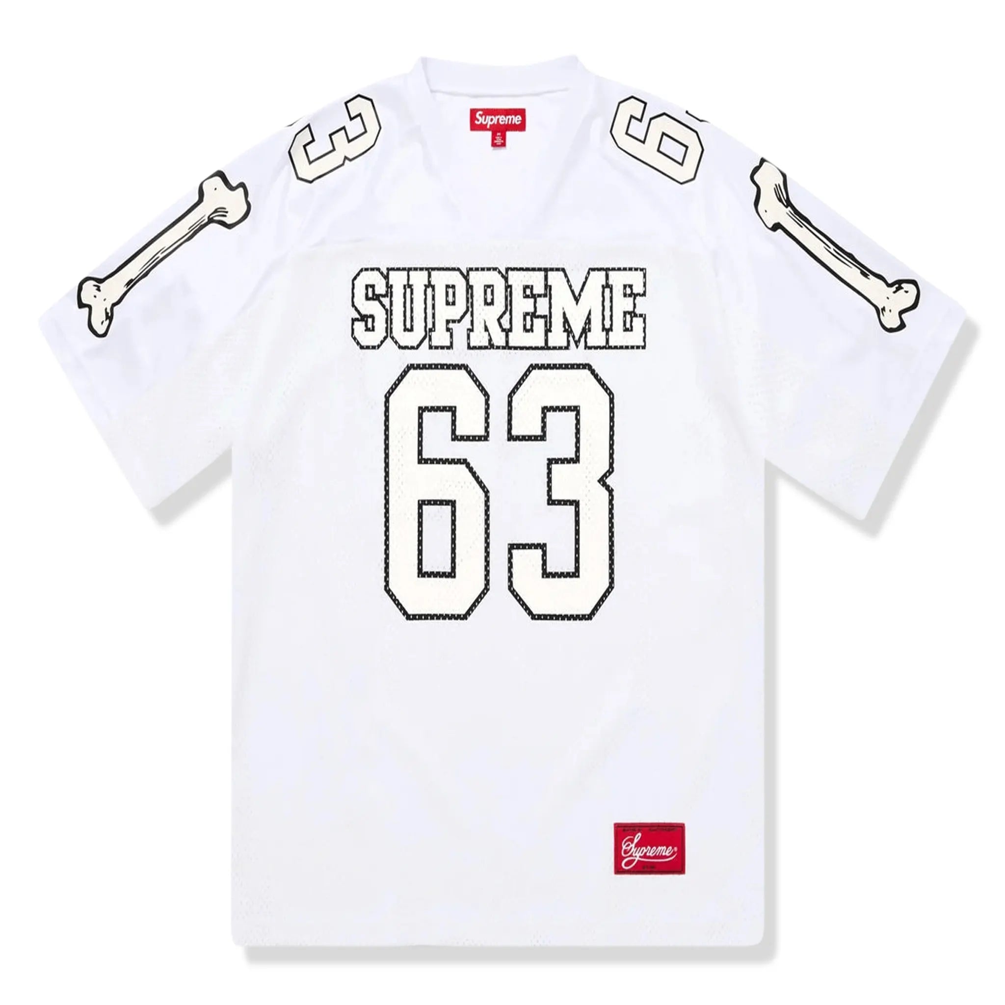 Supreme Bones White Football Jersey (FW25)