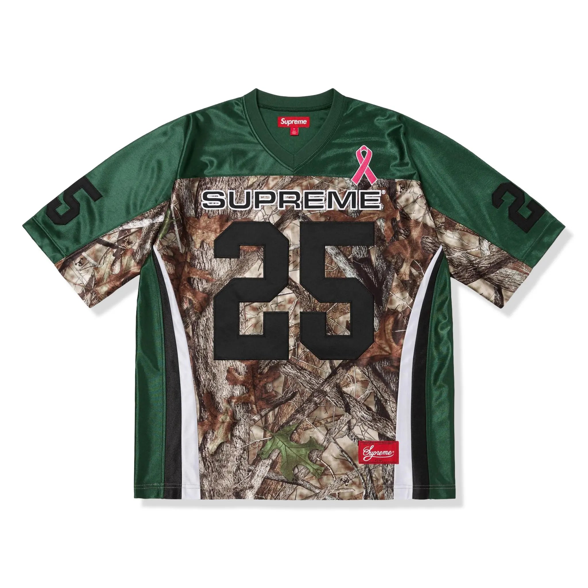 Supreme Breast Cancer Awareness Green Football Jersey