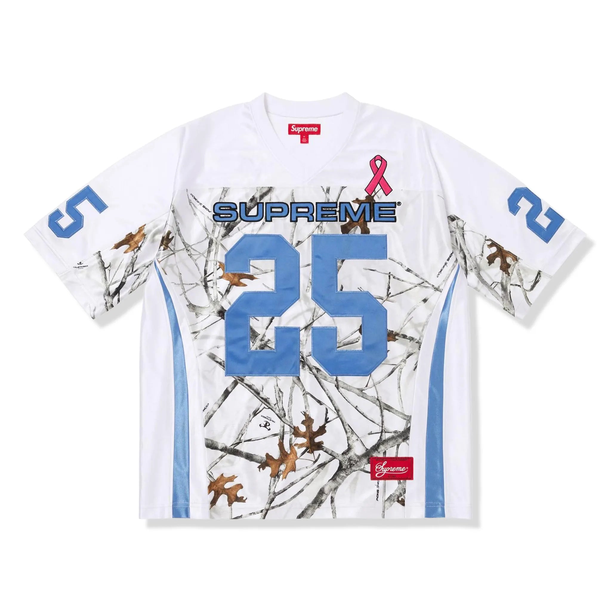 Supreme Breast Cancer Awareness White Football Jersey