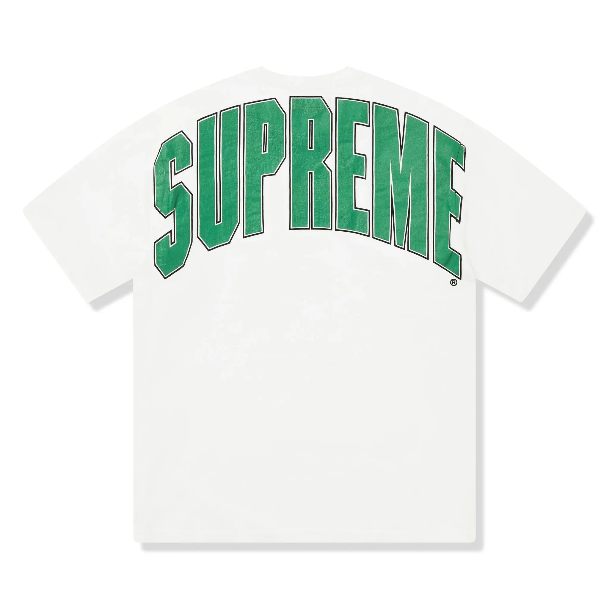 Supreme Cracked Back Arc White T Shirt