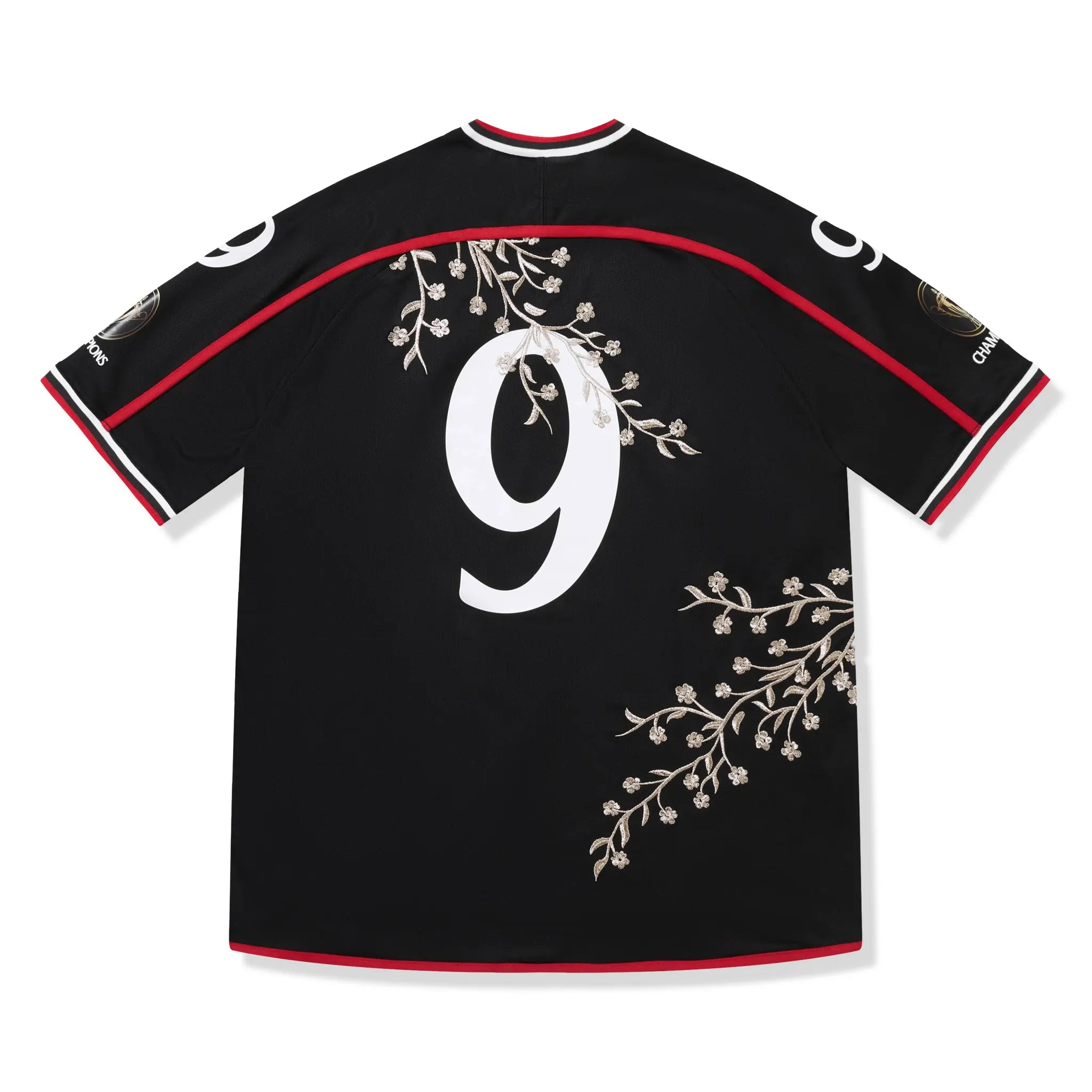 Supreme Floral Black Soccer Jersey (FW25)