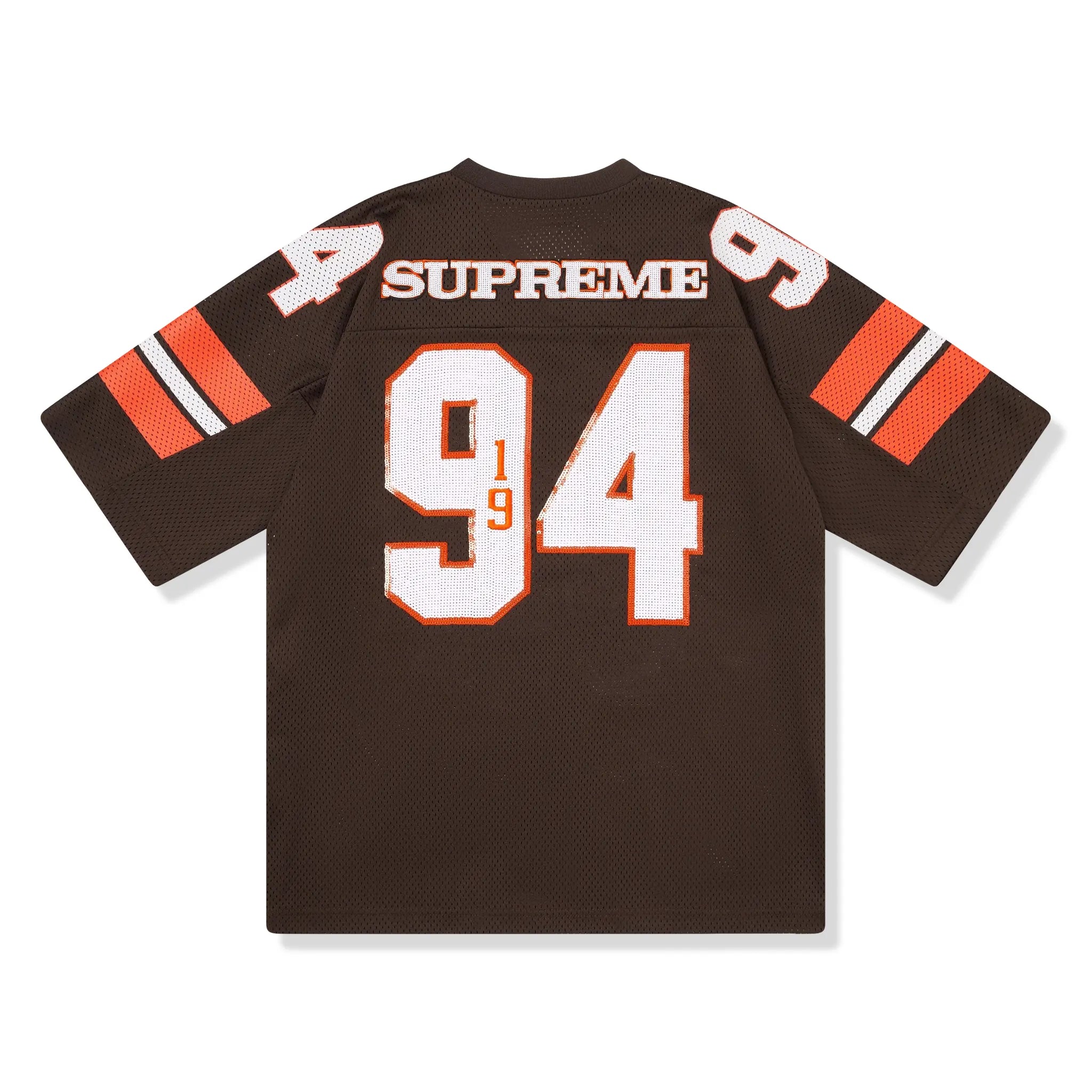 Supreme Sequin Brown Football Jersey (FW25)