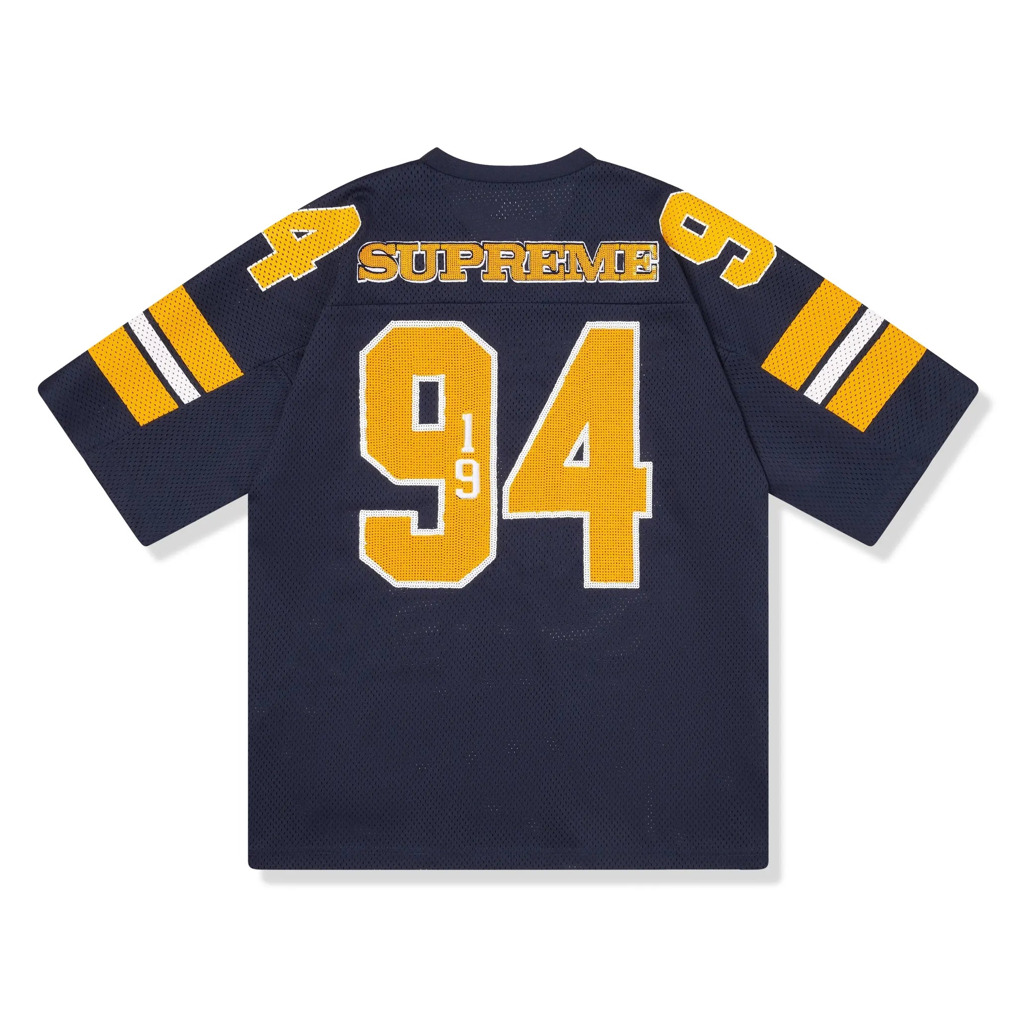 Supreme Sequin Navy Football Jersey (FW25)