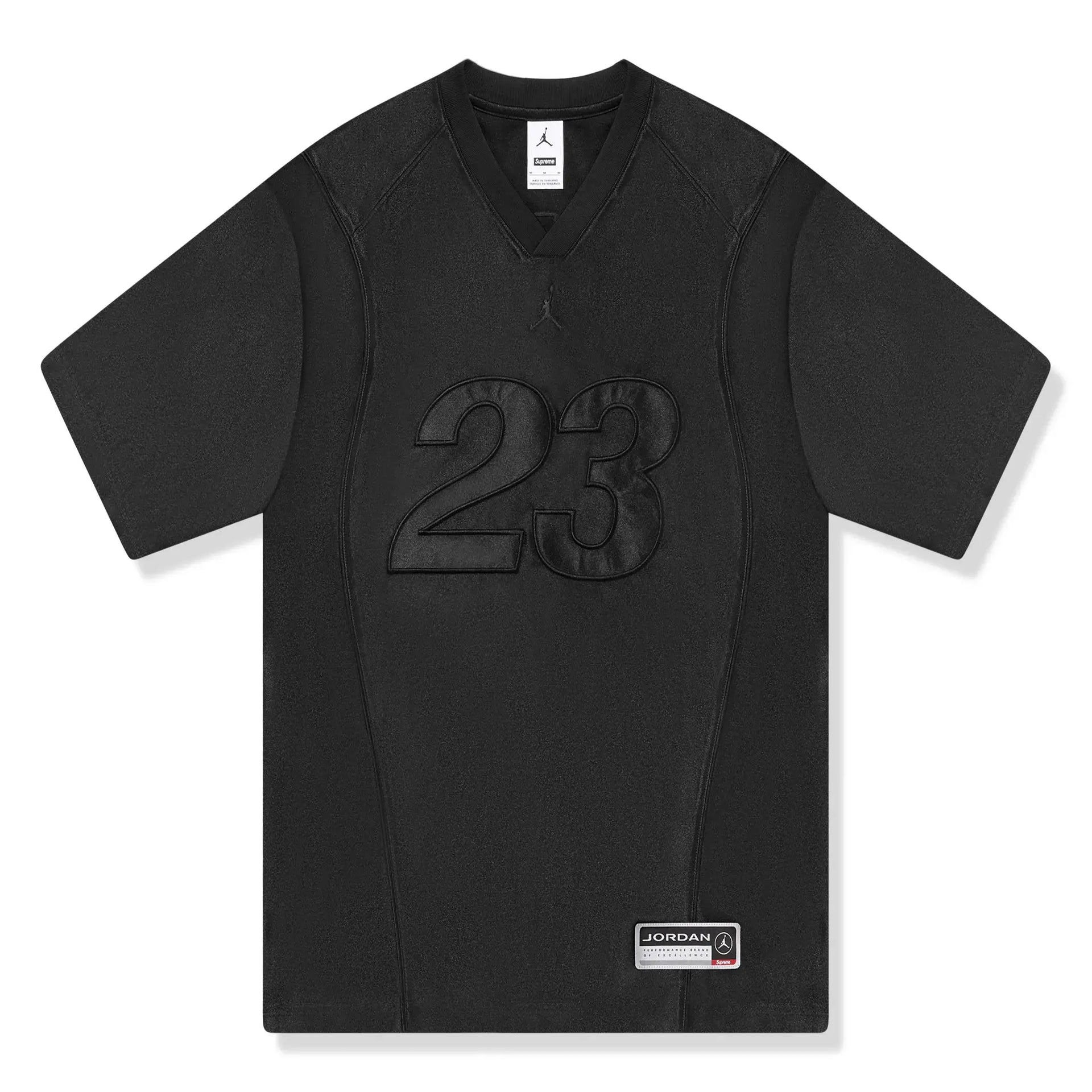 トップス Supreme Jordan Warm Up Jersey Black M supreme-x-jordan-warm-up-black