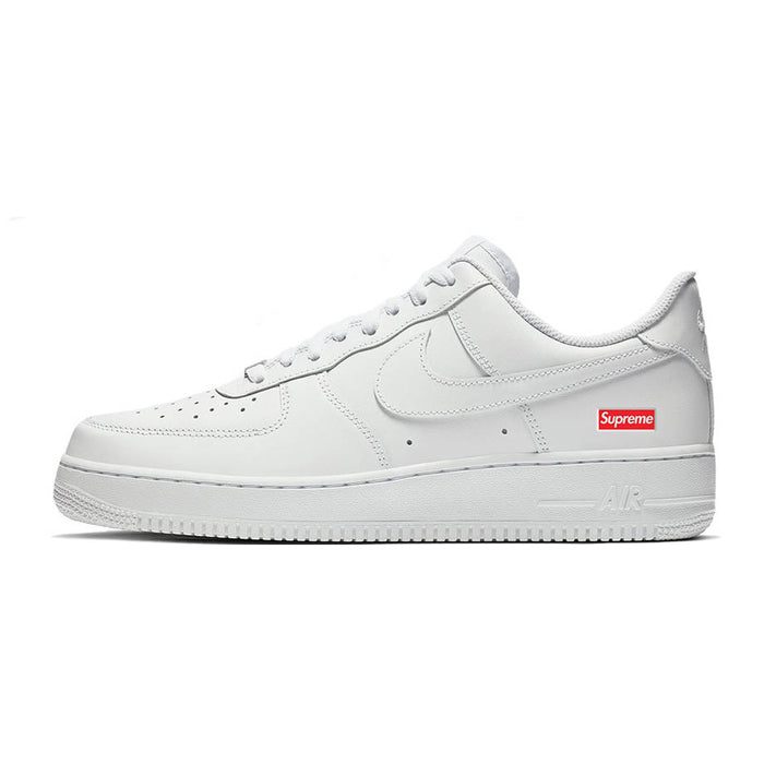 Nike Air Force 1 Low Supreme White Available at Pick your kiicks.