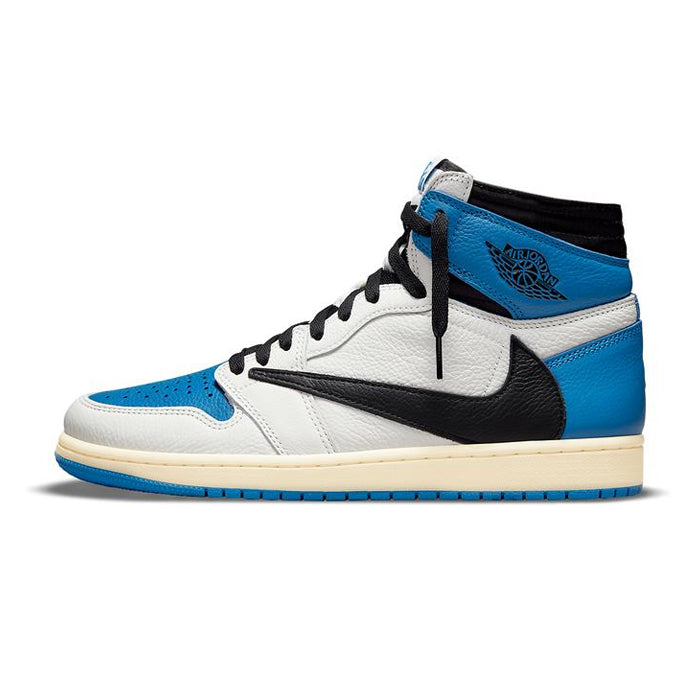Fragment Design x Travis Scott x Air Jordan 1 Retro High Available at Pick your kiicks.