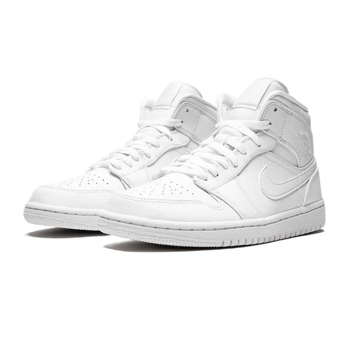 Air Jordan 1 Mid Triple White