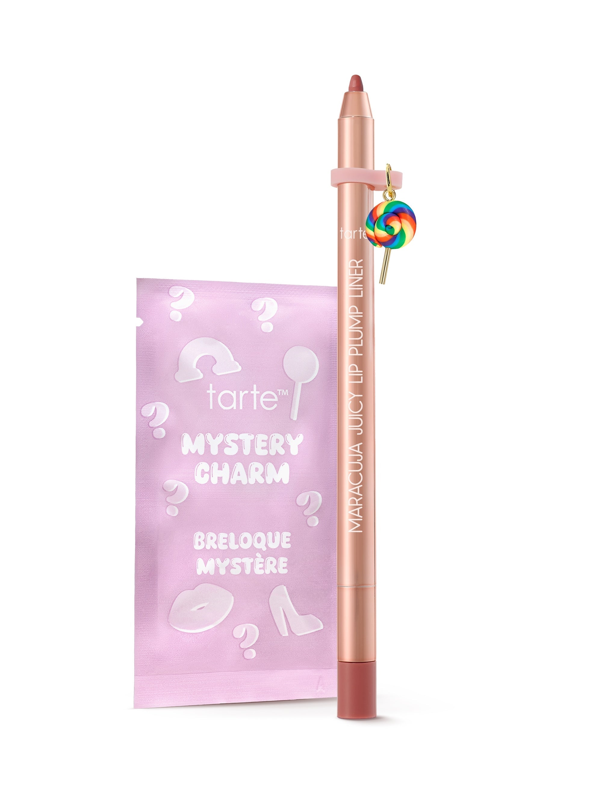 TARTE maracuja juicy lip plump liner with limited-edition charm