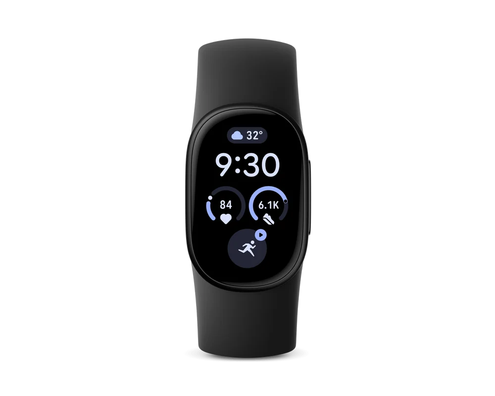 Google Fitbit Edge 'Matte Black Aluminium Case/Obsidian Active Band'