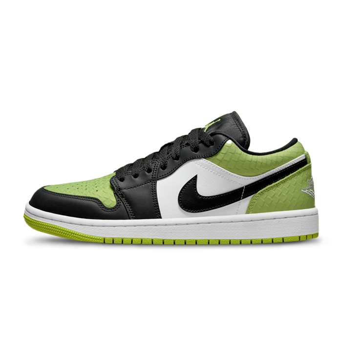 Air Jordan 1 Low Vivid Green and Black
